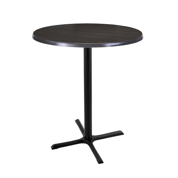 42" Tall In/Outdoor All-Season Table, 30" dia. Charcoal Top